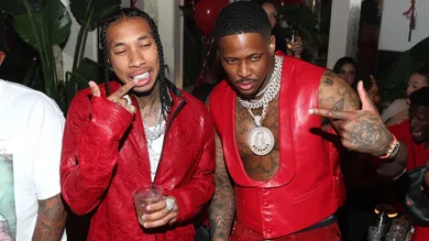 YG Hosts All Red Upscale Birthday Celebration at Melrose Place