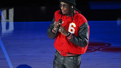 Celebrities Attend Boston Celtics v Atlanta Hawks