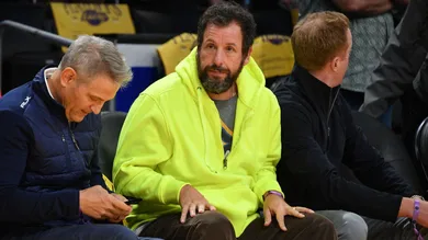 Celebrities At The Los Angeles Lakers Game