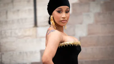 Celebrity Sightings - Paris Fashion Week - Haute Couture Fall/Winter 2023/2024 - Day One