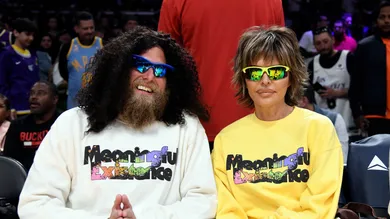 Celebrities At The Los Angeles Lakers Game