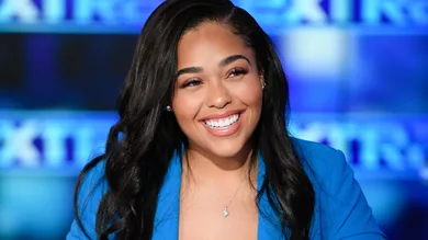 Jordyn Woods Visits "Extra"