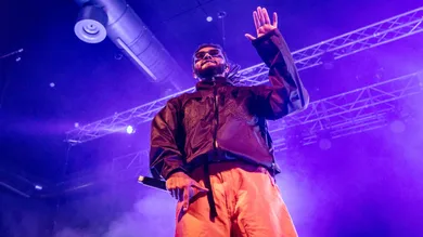 Amine Performs In Berlin