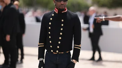 Street Style - Paris Fashion Week - Menswear Spring/Summer 2024 : Day Four