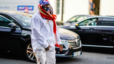 Street Style -Paris Fashion Week - Menswear Spring-Summer 2019 : Day Six