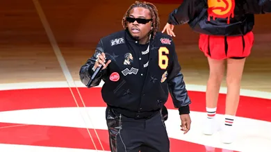 Celebrities Attend Boston Celtics v Atlanta Hawks