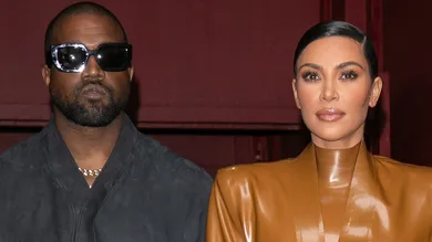 Kanye West &amp; Kim Kardashian Leave K.West's Sunday Service At Theatre Des Bouffes Du Nord - Paris Fashion Week Womenswear Fall/Winter 2020/2021