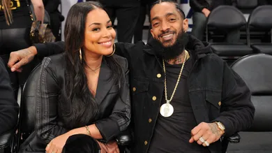 Celebrities At The Los Angeles Lakers Game