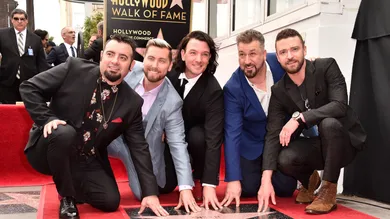 *NSYNC Honored With Star On The Hollywood Walk Of Fame