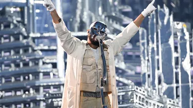 The Weeknd Performs At Wembley Stadium