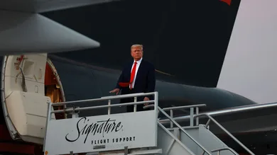 Former President Donald Trump Surrenders To Fulton County Jail In Election Case