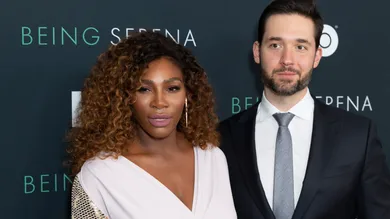 Serena Williams and Alexis Ohanian attend premiere HBO