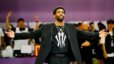 NBA Player Kyrie Irving Attends New Product Logo Launch Event