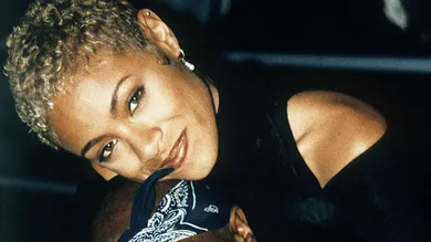 Tupac Shakur and Jada Pinkett Smith