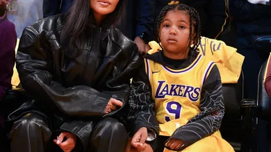 Celebrities At The Los Angeles Lakers Game