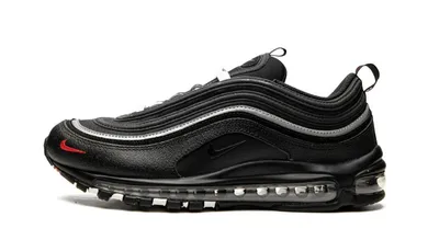 NIKE Air Max 97 Black : Sport Red