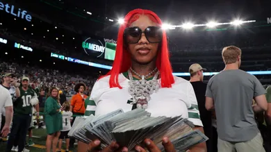 Celebrities Attend The Buffalo Bills Vs New York Jets Game