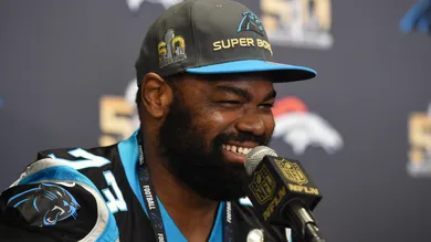 NFL: FEB 02 Super Bowl 50 - Panthers Press Conference