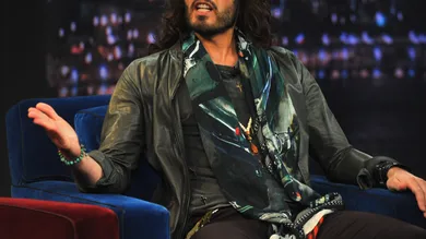 Russell Brand Visits "Late Night With Jimmy Fallon"