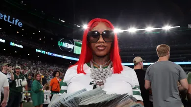 Celebrities Attend The Buffalo Bills Vs New York Jets Game