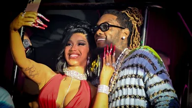 Cardi B And Offset Celebrate New Year's Eve 2023 At E11EVEN Miami