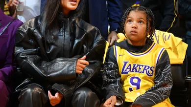 Celebrities At The Los Angeles Lakers Game