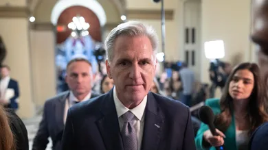 WASHINGTON - SEPTEMBER 30: House Speaker Kevin McCarthy (R-CA)