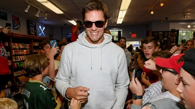 Fanatics and Topps 'Hobby Rip Night' Event with Michael Rubin, Tom Brady, Kevin Hart and Travis Scott