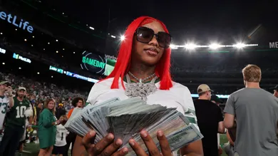 Celebrities Attend The Buffalo Bills Vs New York Jets Game