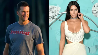 Tom Brady Kim Kardashian Flirting Auction