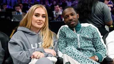 Celebrities At The Los Angeles Lakers Game