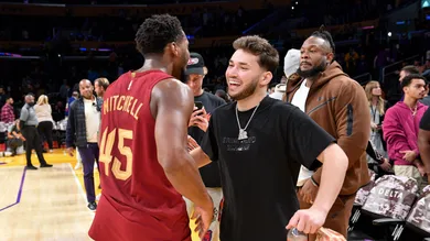 Celebrities At The Los Angeles Lakers Game