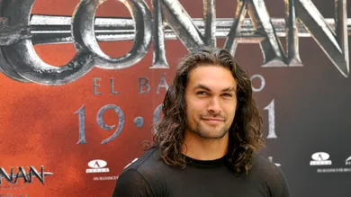 Jason Momoa attends 'Conan The Barbarian' Photocall in Madrid