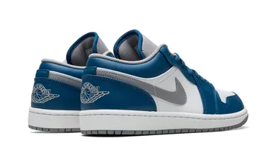 Air Jordan 1 Low True Blue (Back View)