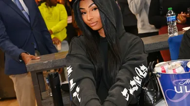 Celebrities Attend Washington Wizards v Atlanta Hawks