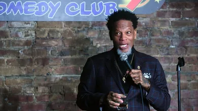 D.L. Hughley Performs At The Stress Factory Comedy Club