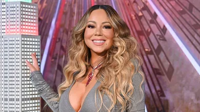 Mariah Carey Lights The Empire State Building In Celebration Of The 25th Anniversary Of "All I Want For Christmas Is You"