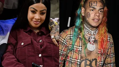 6ix9ineGirlfriendYailinKnifeVideo