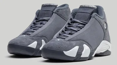 gray jordan 14