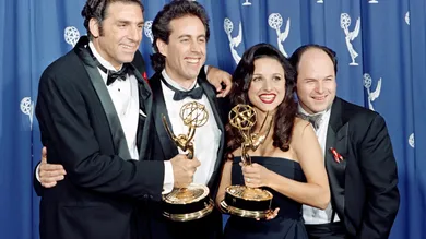 The cast of the Emmy-winning "Seinfeld"