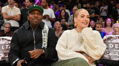 Celebrities At The Los Angeles Lakers Game