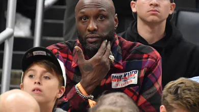 Celebrities At The Los Angeles Clippers Game