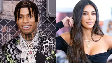 NLE Choppa and Kim Kardashian