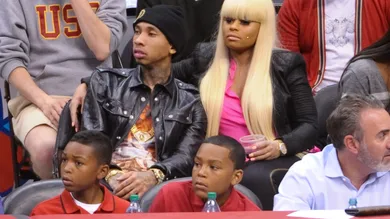 Celebrities At The Clippers Game