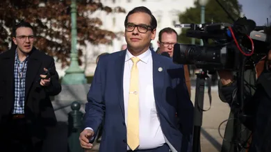Embattled Newly Elected Rep. George Santos (R-NY) Is Sought After By Reporters On Capitol Hill