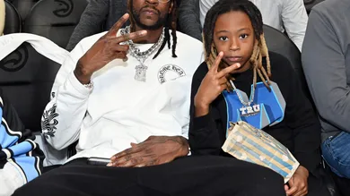 Celebrities Attend New York Knicks v Atlanta Hawks