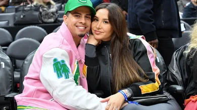 Celebrities At The Los Angeles Clippers Game