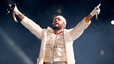 The Weeknd Performs At Wembley Stadium