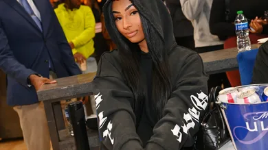 Celebrities Attend Washington Wizards v Atlanta Hawks