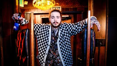 Post Malone Behind The Scenes Before His Bud Light Dive Bar Tour Show in Nashville